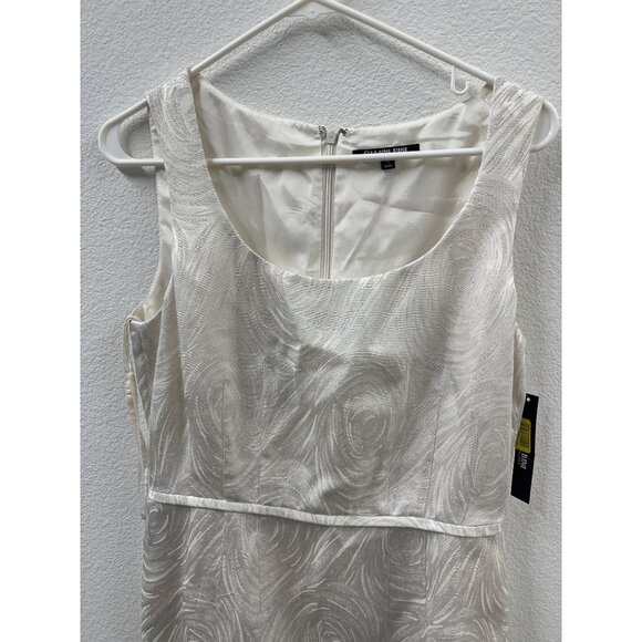 Gianni Bini 10 White A Line Tank Top Sparkly Tank Top Dress - Picture 3 of 8